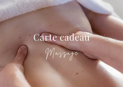 Carte cadeau massage 50€